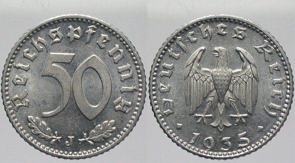 Marco alemão de 1935 - 50 reichspfennig