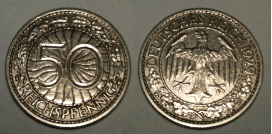 50 Pfennig de 1929
