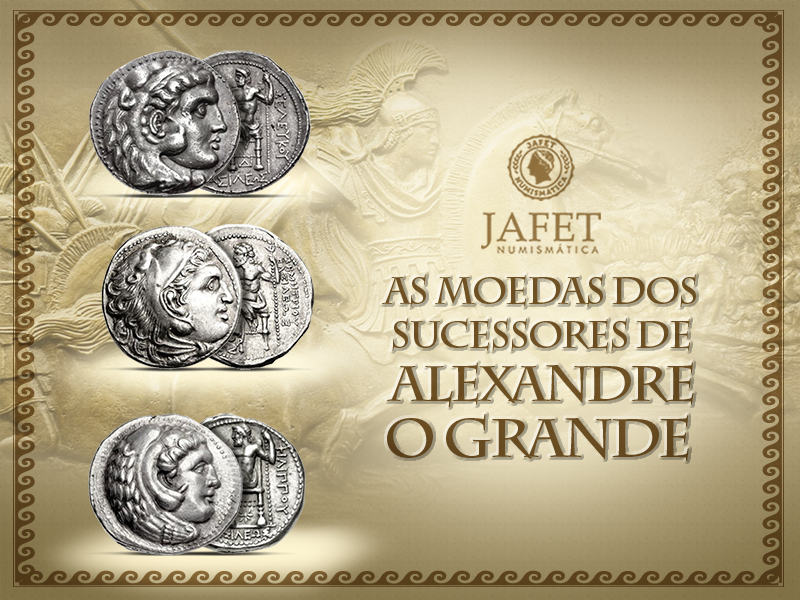 Confira as moedas gregas dos sucessores de Alexandre