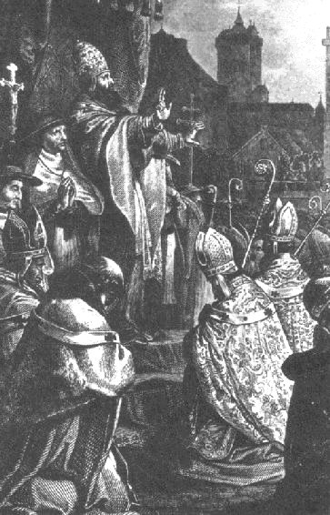 As Cruzadas nasceram após clamor do papa Urbano II, em 1095, à nobreza europeia para a organização de uma expedição de retomada da Terra Santa.