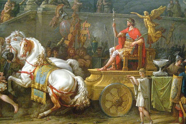 Veja pintura que mostra o triunfo do general romano Emílio Paulo após conquistar o reino da Macedônia!