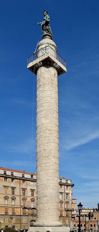 Famosa coluna do imperador Trajano.