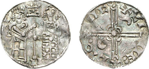 Os vikings também cunharam moedas no estilo bizantino.