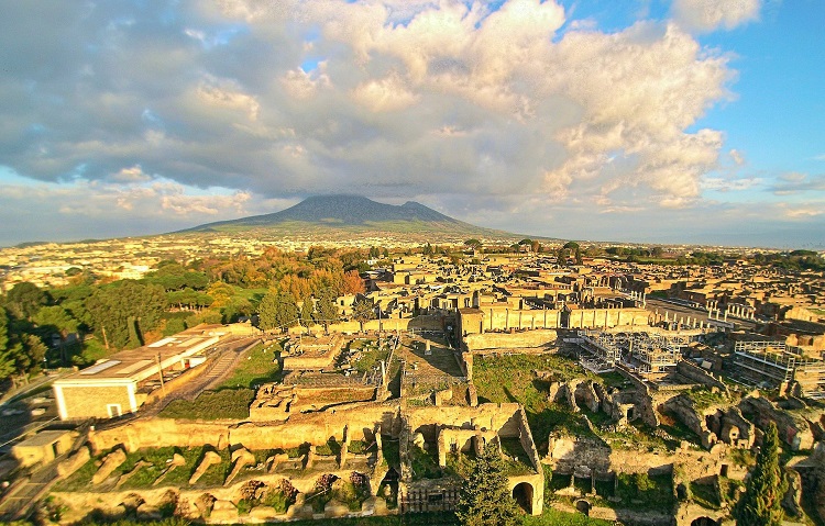 Ruínas de Pompeia.