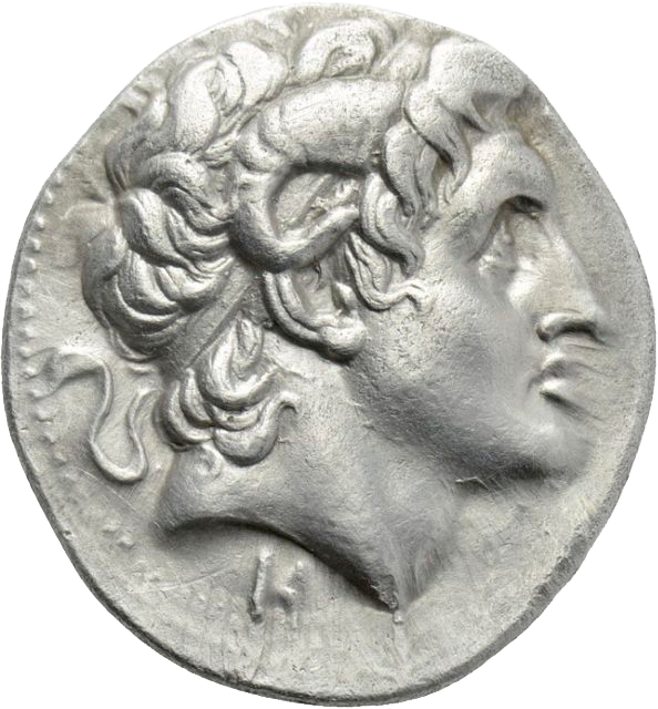 Tetradracma de Prata do General Lysimachos de Alexandre o Grande