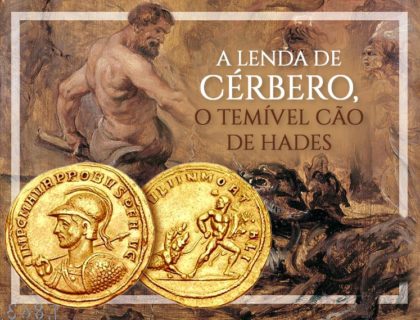 Cérbero, o cão infernal retratado nas moedas antigas Cérbero, o cão infernal retratado nas moedas antigas