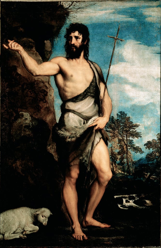 Pintura de Ticiano Vecellio representando São João Batista.