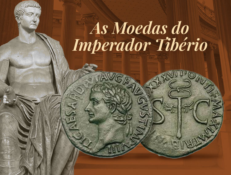 Conheça as moedas do imperador Tibério.