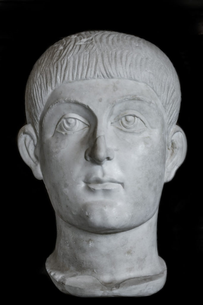 Busto de Honorius, nomeado imperador com 10 anos