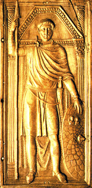 Stilico, general que tutelou Honorius quando ainda criança.