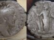 Denario de prata do imperador romano Antoninus Pius